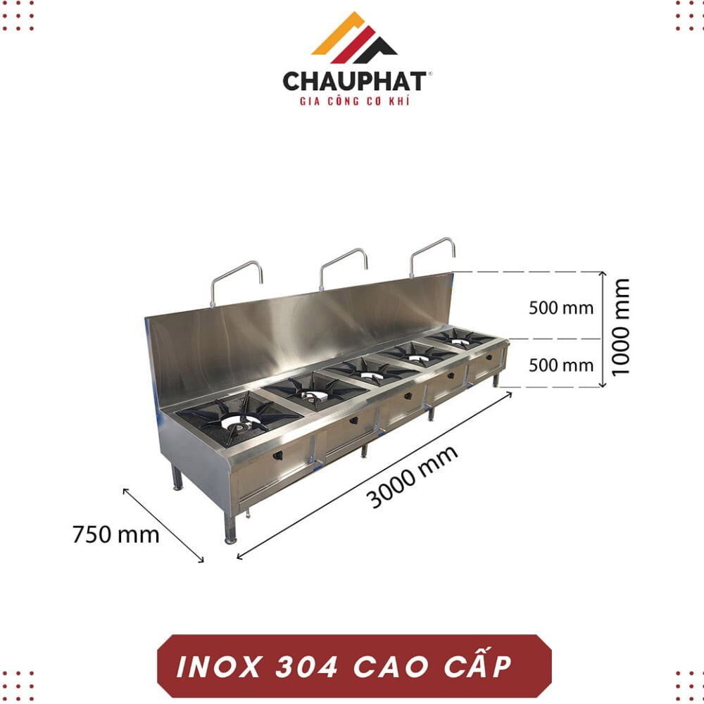 bếp ga công nghiệp cho nhà hàng 4 họng BA-31 7 bếp ga công nghiệp cho nhà hàng 4 họng BA-31