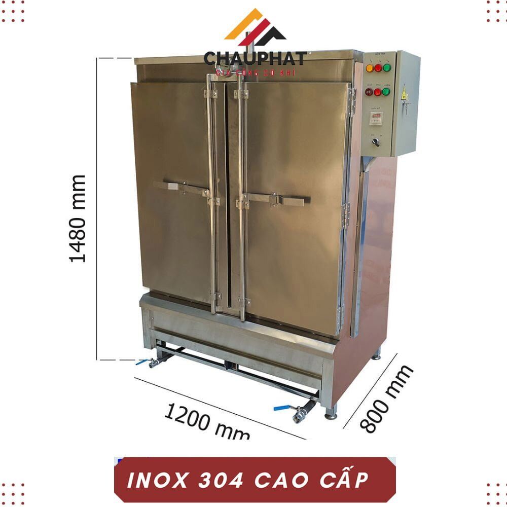 tủ hấp bánh bao 6 khay inox cao cấp 8 tủ hấp bánh bao 6 khay inox cao cấp